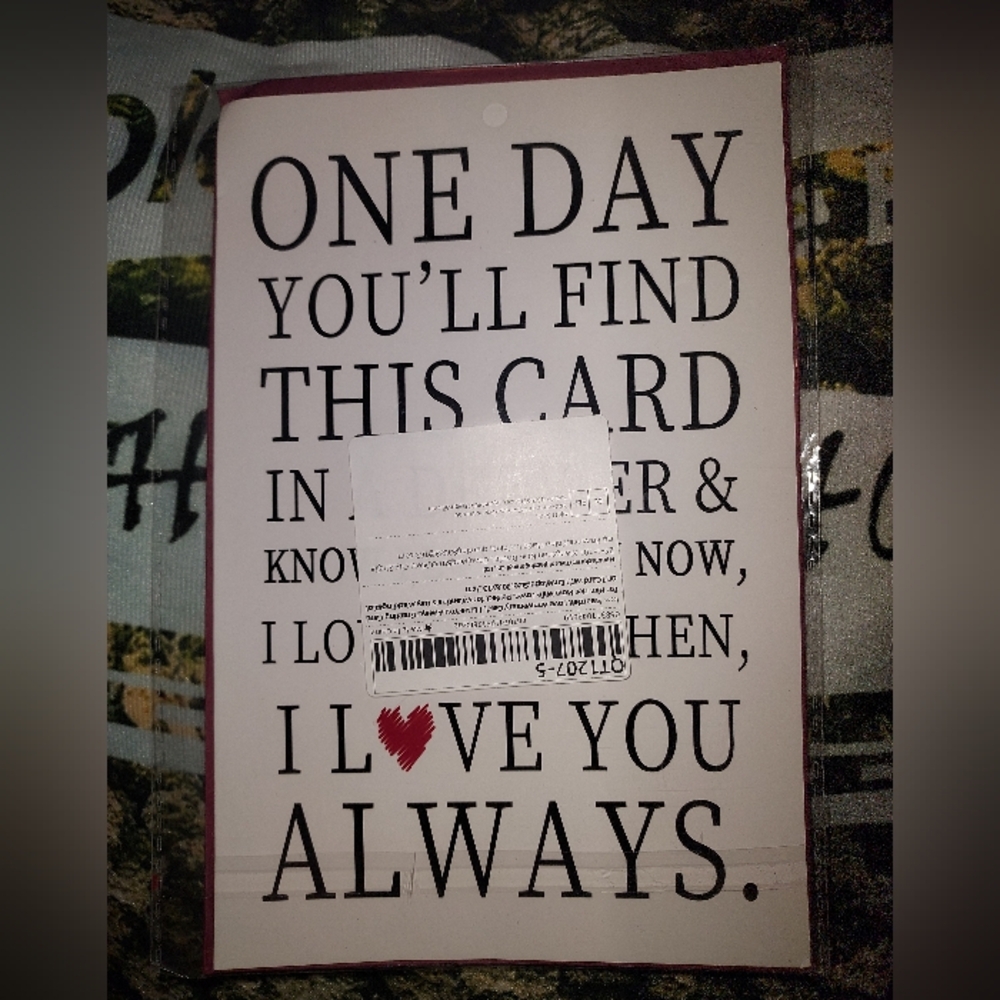 "One Day" Card - Picture 2 of 3